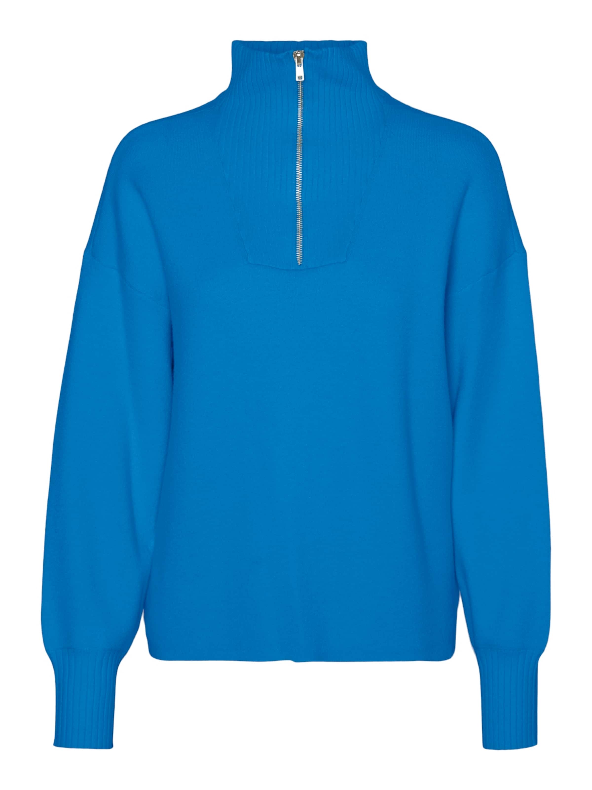 Pull-over 'VMGOLDNEEDLE' VERO MODA en bleu : devant