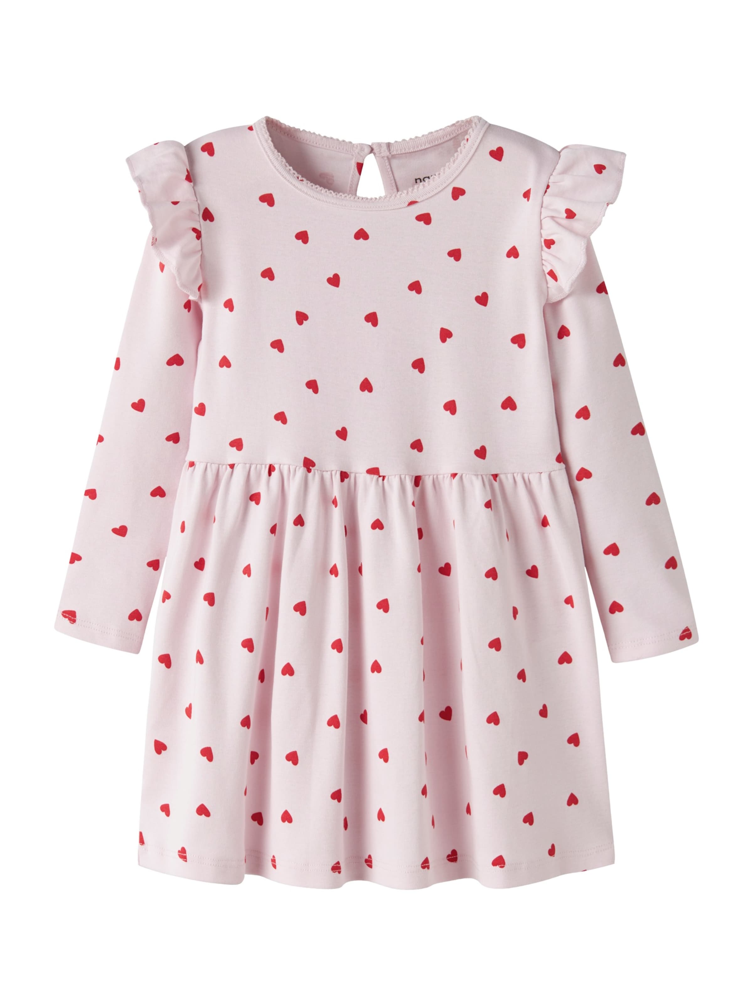 NAME IT - Vestido 'NMFBHeart' en rosa: frente