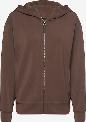 CAMEL ACTIVE Sweatjacke in Braun: Vorderseite