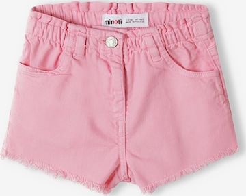 MINOTI Regular Trousers in Pink: front