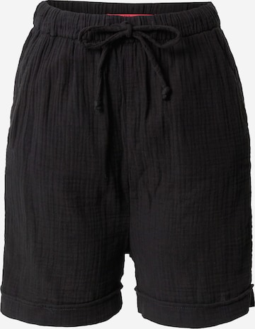 QS Regular Shorts in Schwarz: predná strana