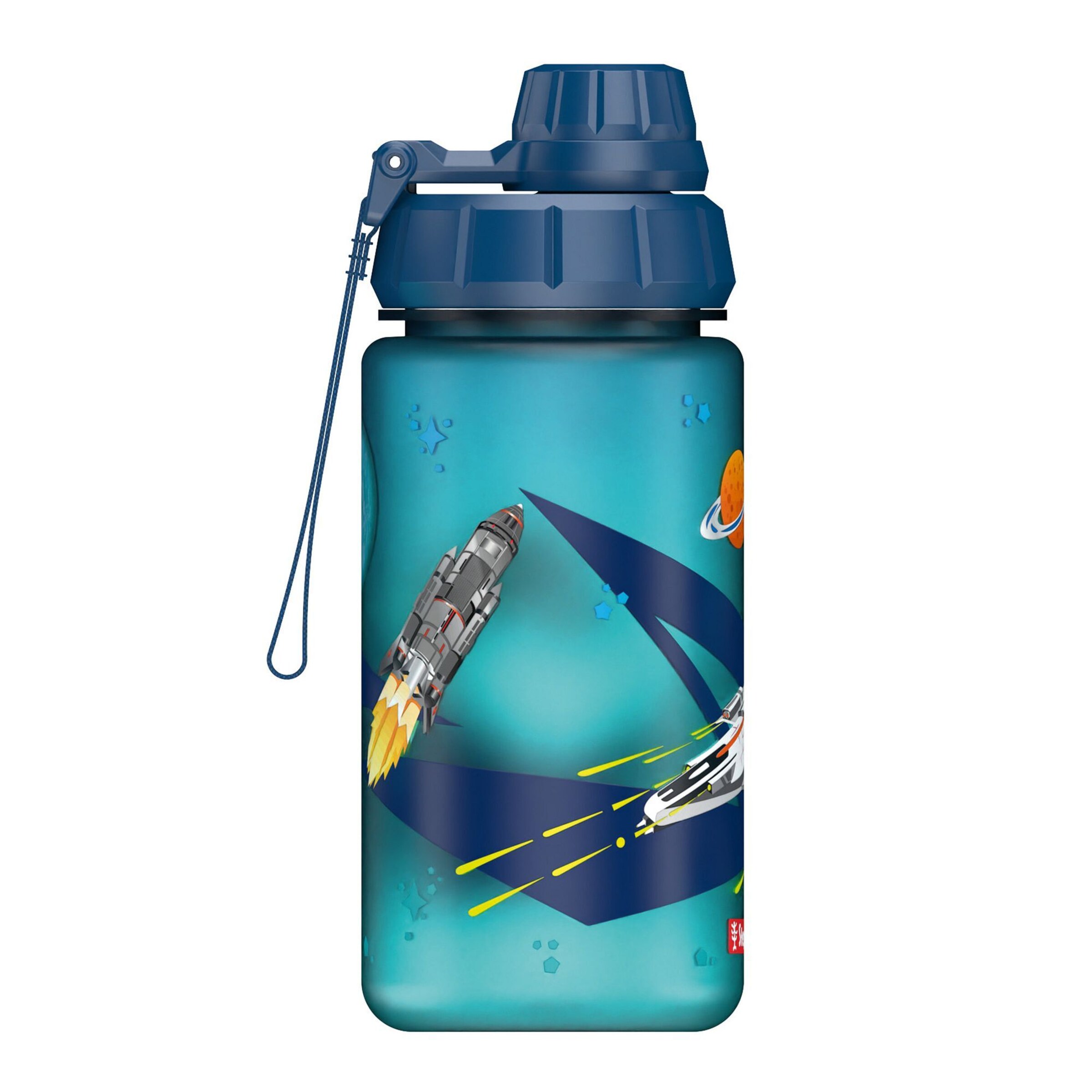 STEP BY STEP Drinking Bottle in Blue: front