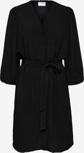 Selected Femme Curve Robe 'SLFMIRA' en noir, Vue avec produit