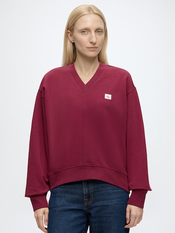 Calvin Klein Jeans Majica | rdeča barva: sprednja stran
