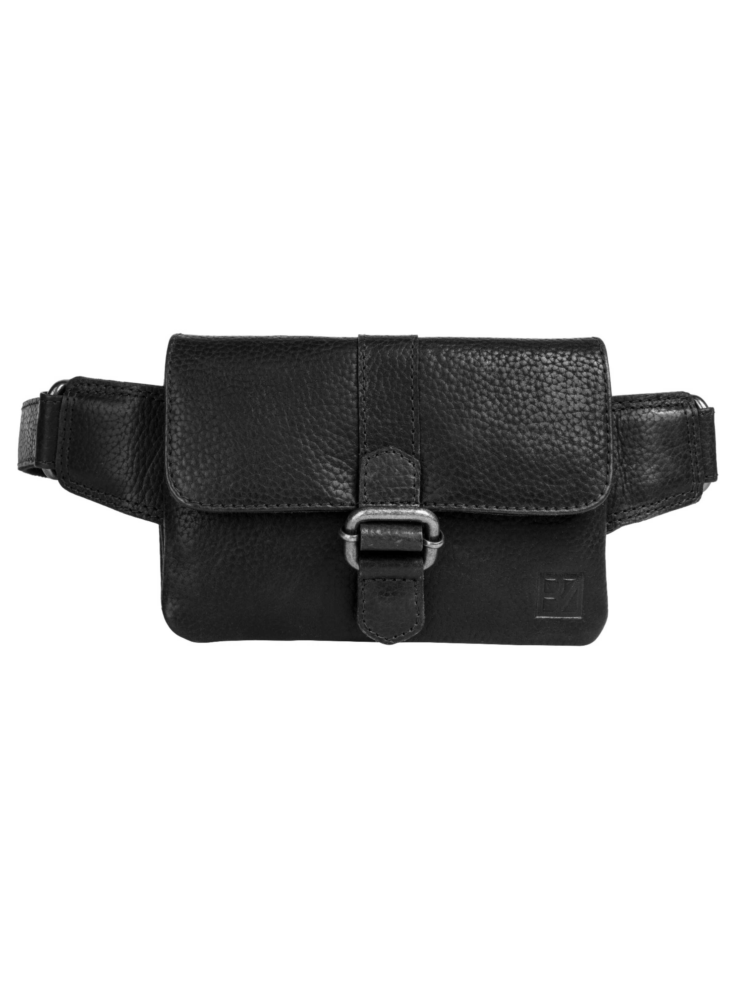 BODENSCHATZ Belt bag in Black: front