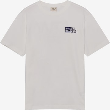 T-Shirt HALO en blanc : devant
