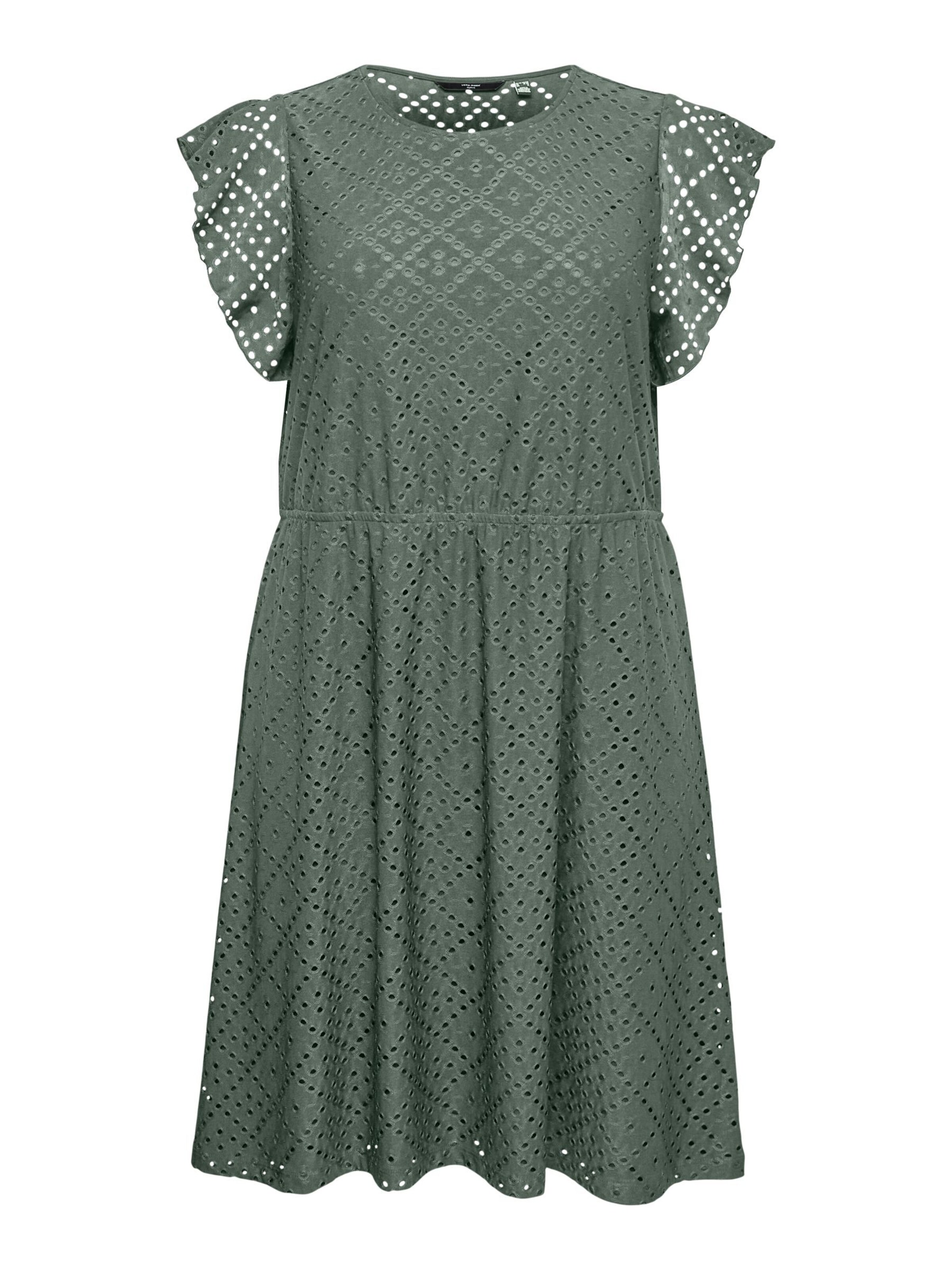 Vero Moda Curve - Vestido 'VMCTassa' en verde: frente