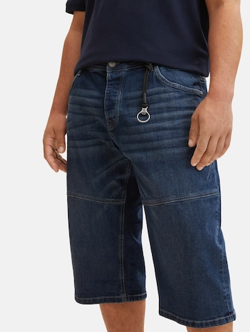 TOM TAILOR Men + Loose fit Jeans in Blue