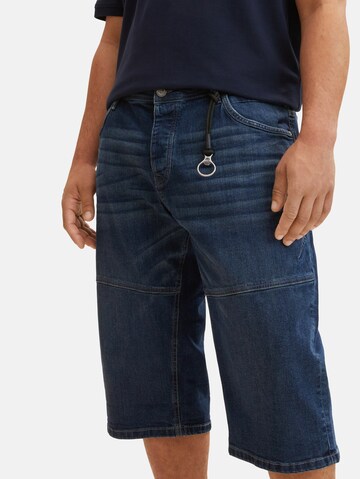 TOM TAILOR Men + Loosefit Jeans in Blauw