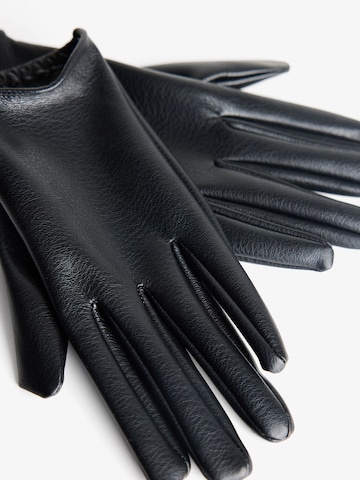 Bershka Rokavice | črna barva