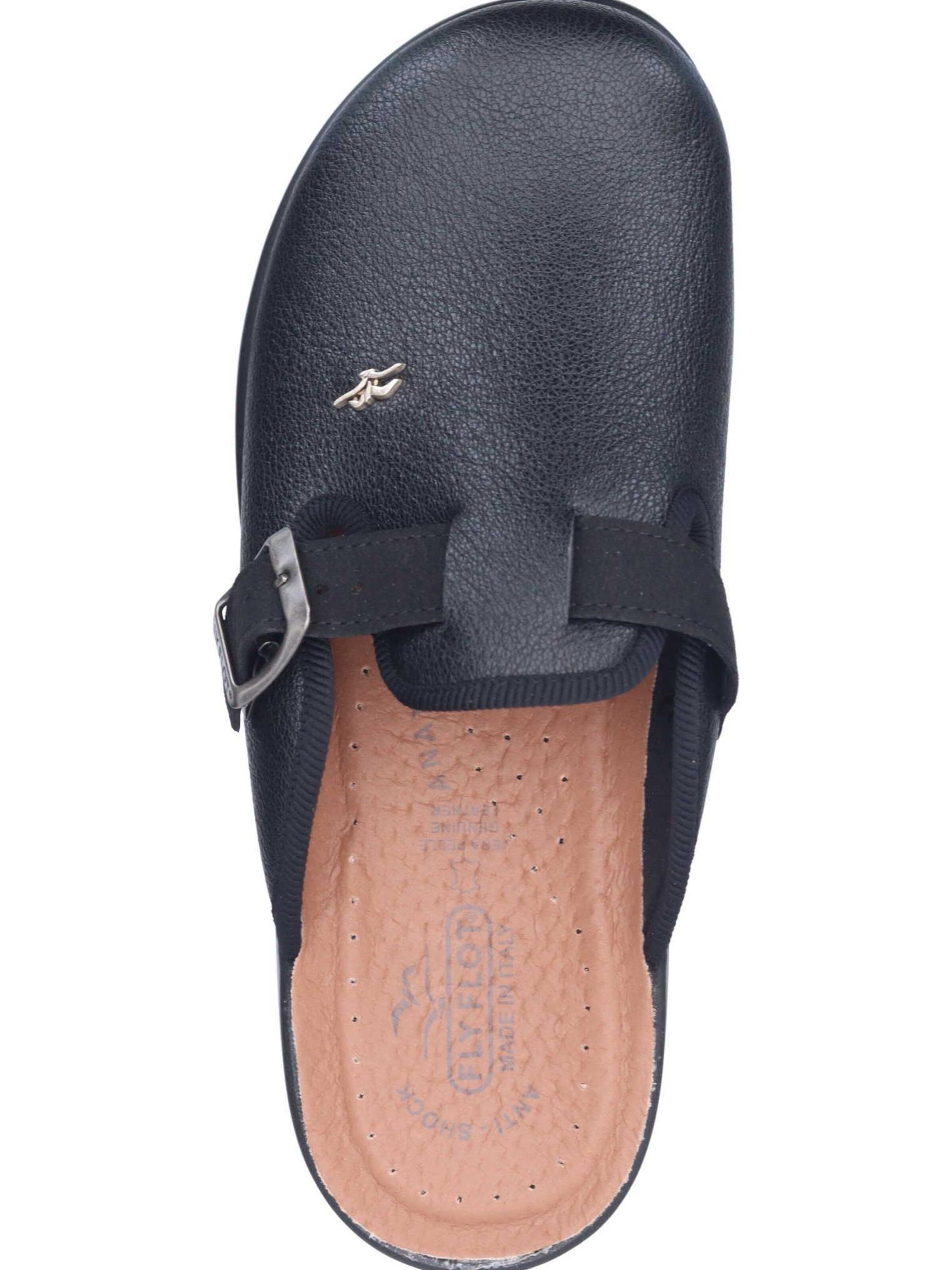 FLY FLOT Clogs in Black