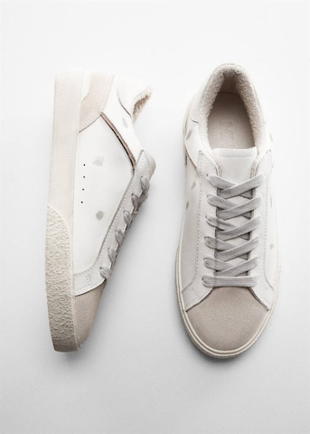 MANGO Sneakers 'Vir' in White