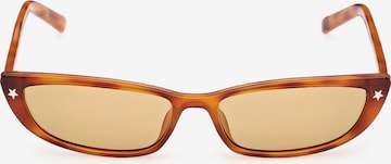 Lunettes de soleil GUESS en marron : devant
