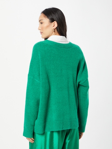 Monki Knit cardigan in Green