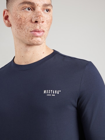 T-Shirt 'ASHEVILLE' MUSTANG en bleu