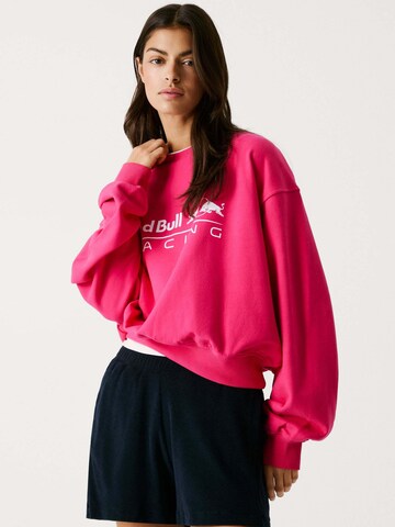 Felpa di Red Bull Racing x Pepe Jeans in rosa: frontale