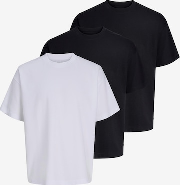 JACK & JONES Shirt 'Barron Tee' in Black: front