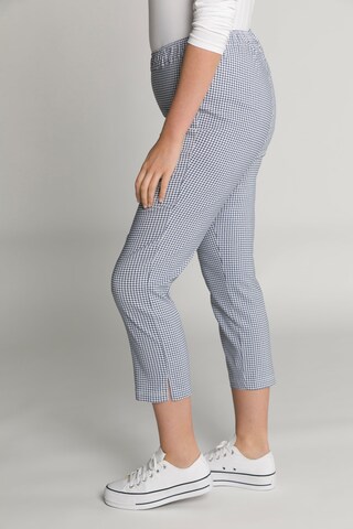 Ulla Popken Slimfit Broek 'Sienna' in Blauw