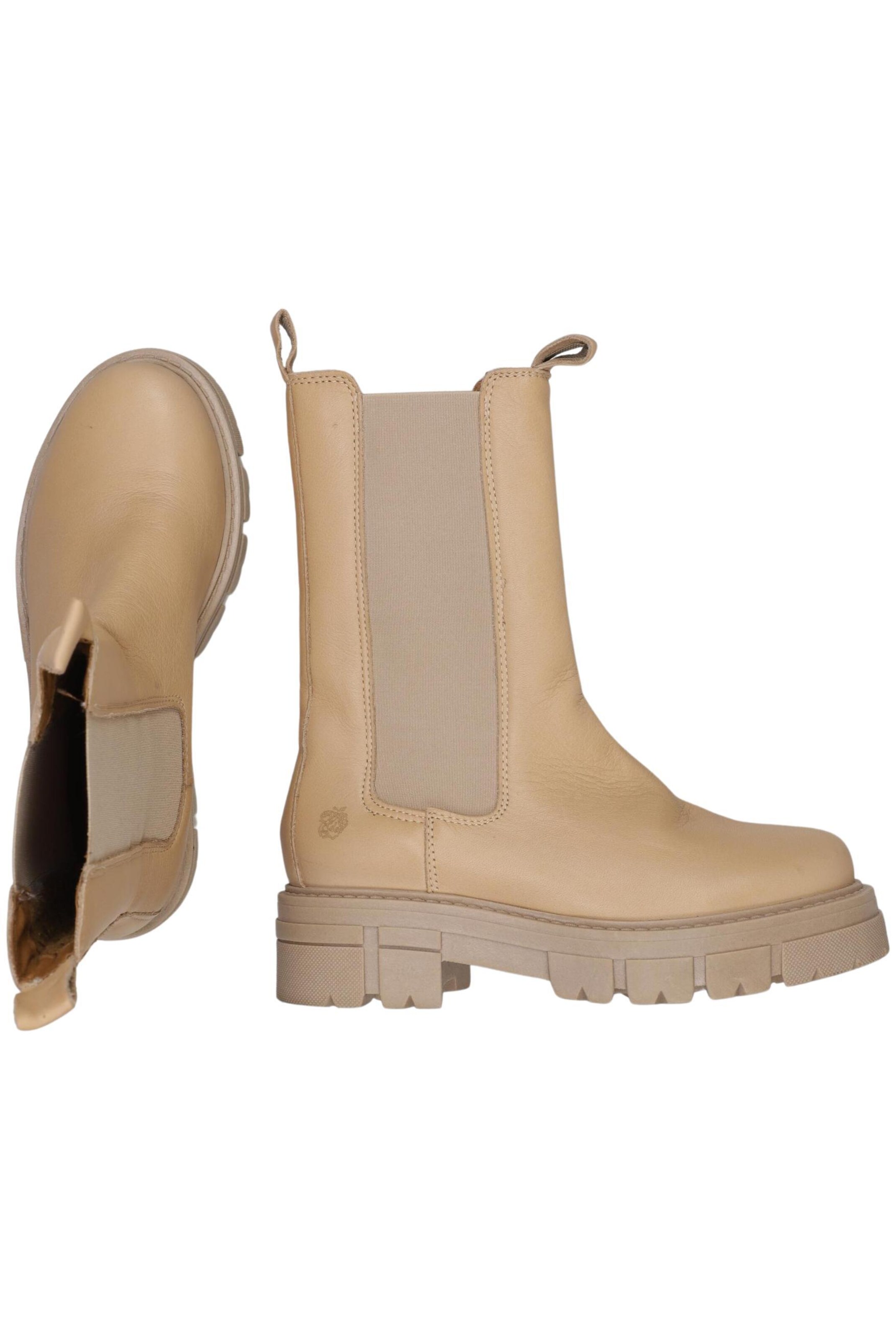 Apple of Eden Dress Boots in 36 in Beige: front