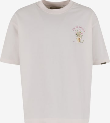 T-Shirt 'Pot De Vie' Pas De Monaco en blanc : devant