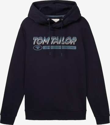 TOM TAILOR Sweatshirt in Blauw: voorkant