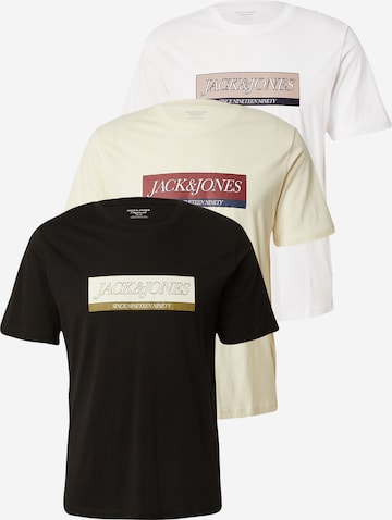 T-Shirt 'JORINWOOD' JACK & JONES en bleu : devant