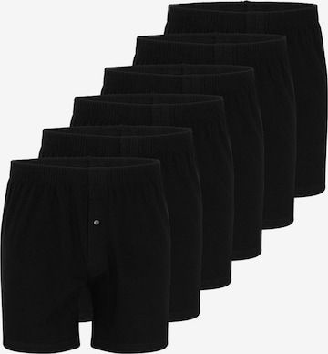 Almonu Boxer shorts 'Cotton' in Black: front