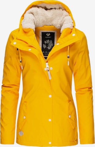 Ragwear Performance Jacket 'Marge II' in Yellow: front