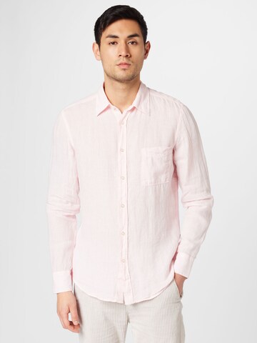 Coupe regular Chemise 'Relegant 6' BOSS en rose : devant