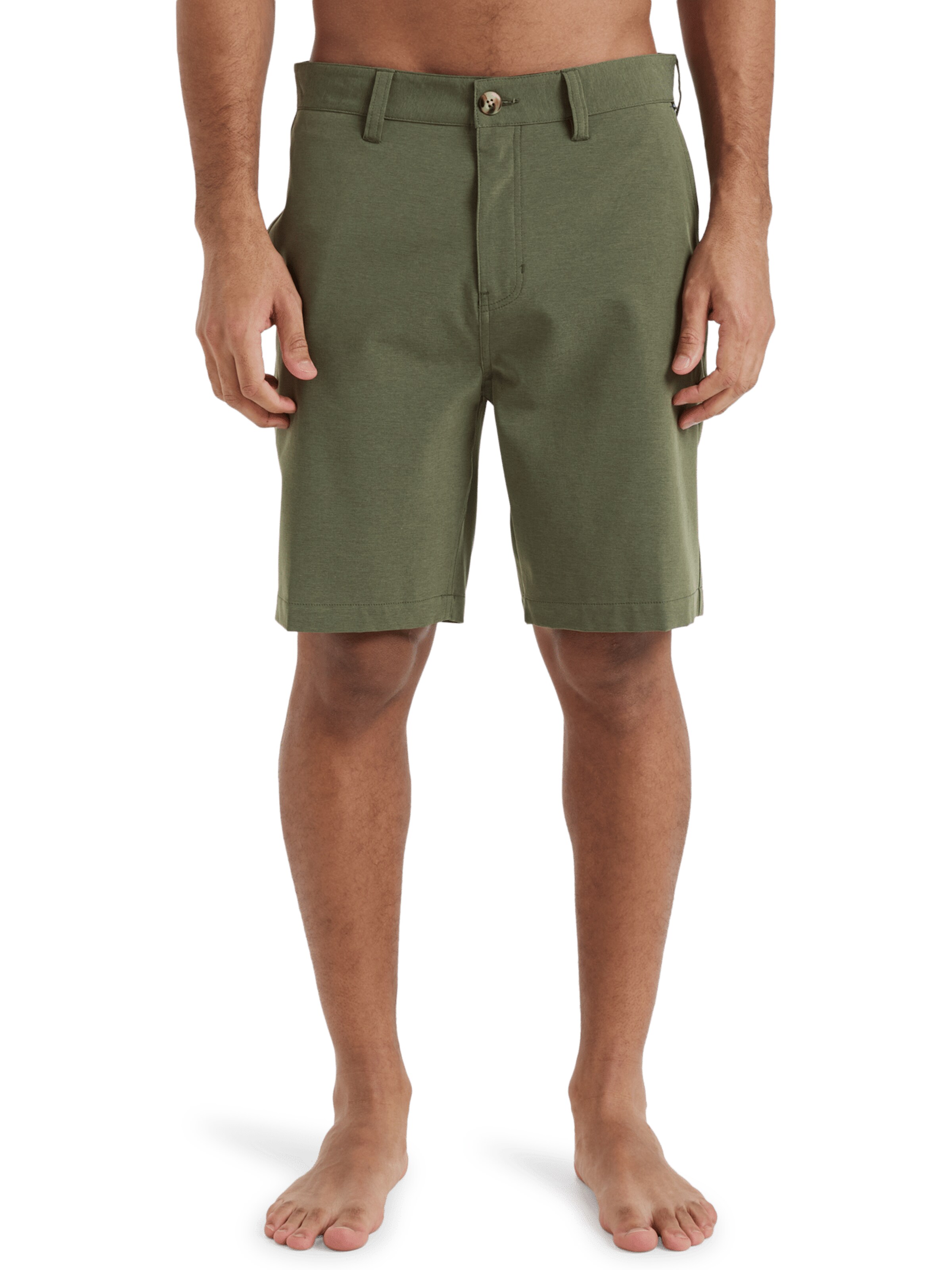 QUIKSILVER Regular Broek 'Union Heather Amph' in Groen: voorkant