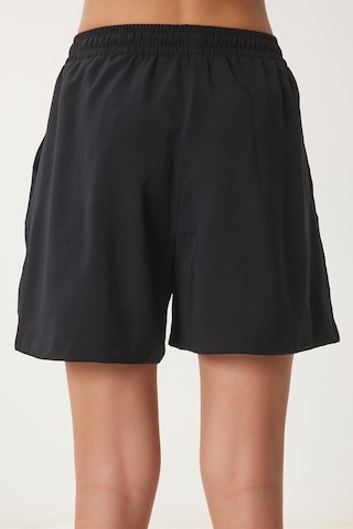 Happiness İstanbul Loosefit Bukser i sort