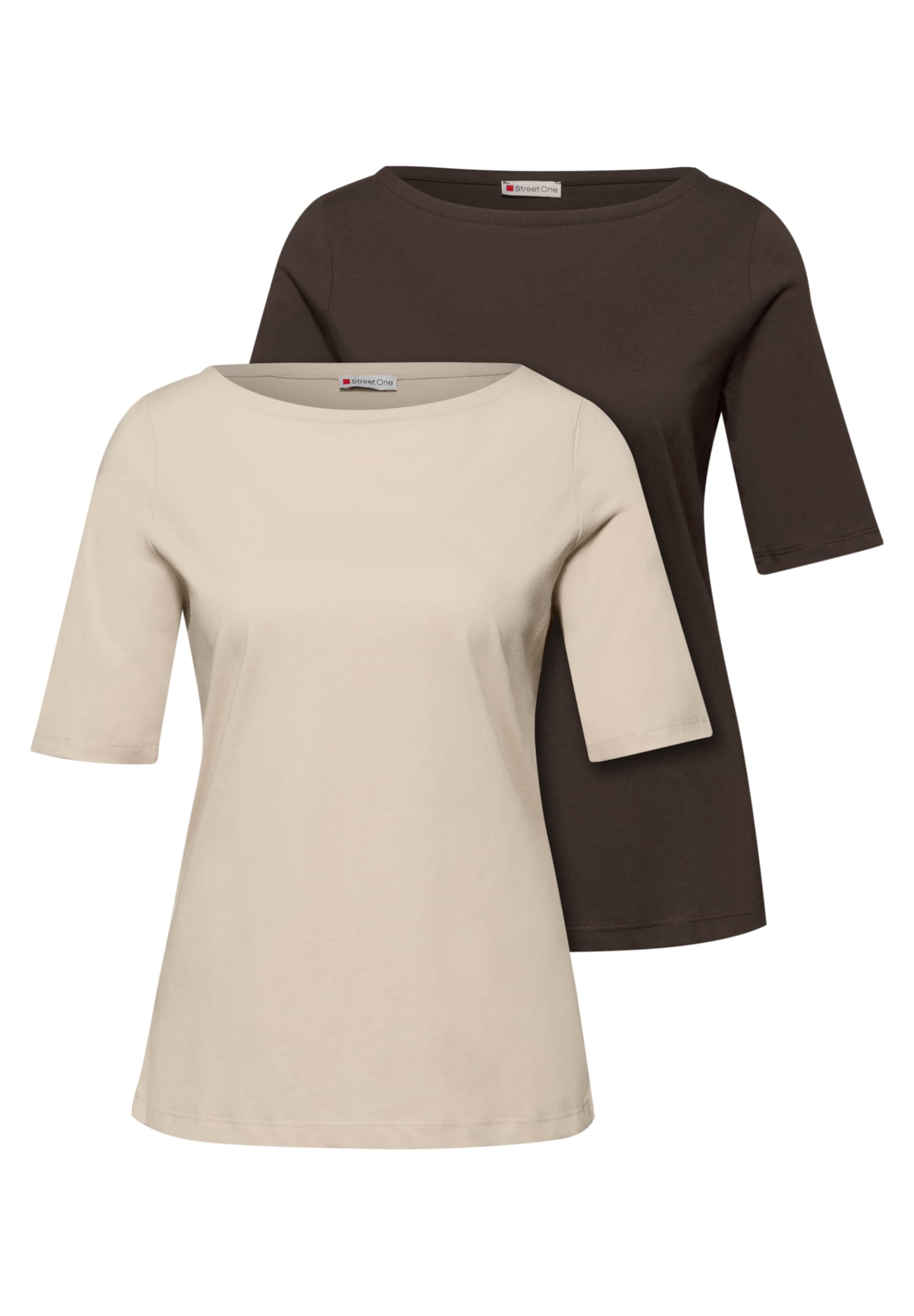 STREET ONE Shirt in Beige: front