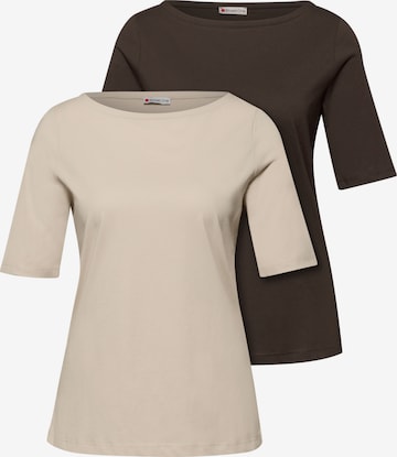 STREET ONE Shirt in Beige: front