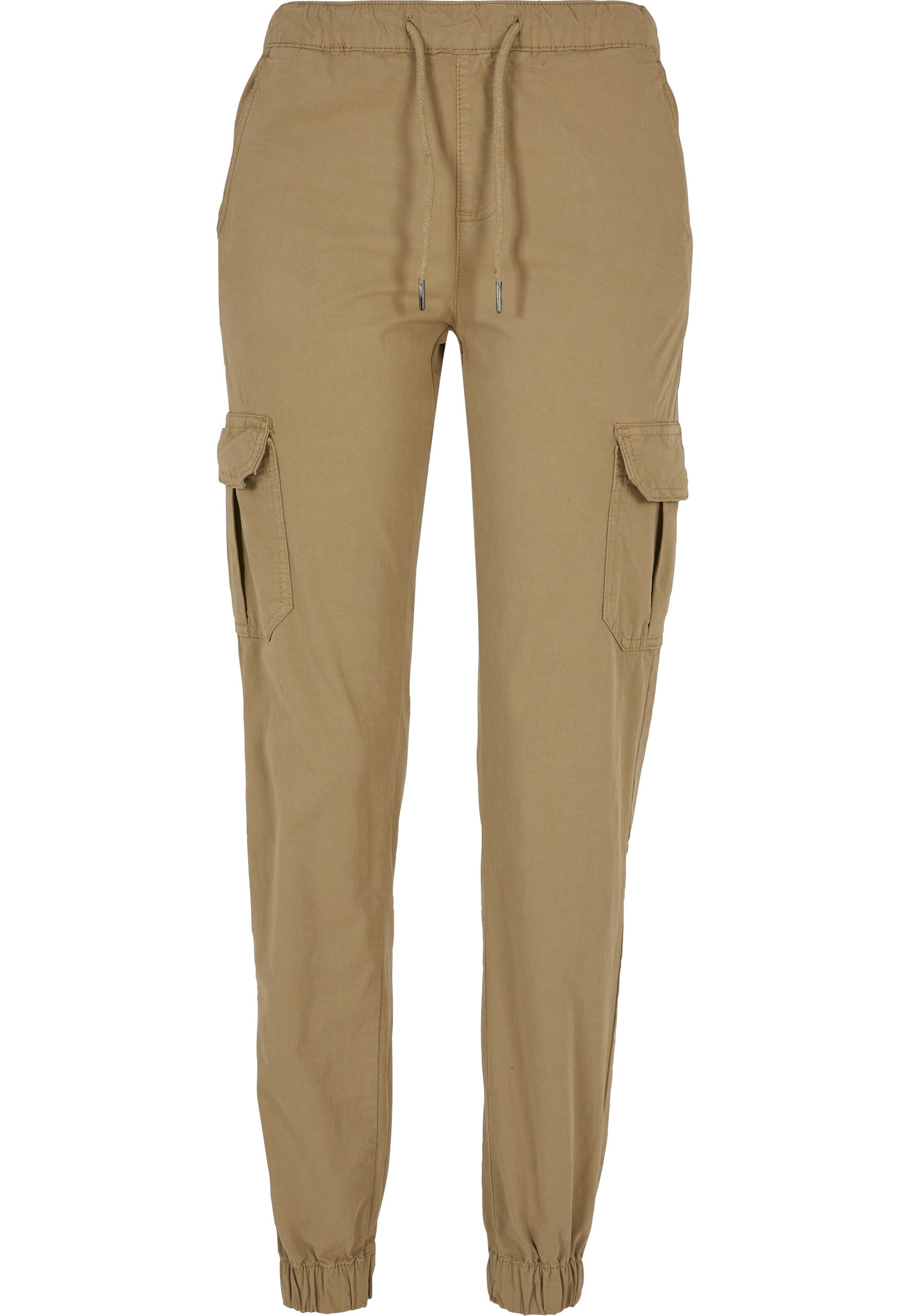 Tapered Pantaloni cargo di Urban Classics in beige: frontale