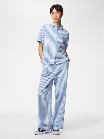 zils PIECES Vaļīgs piegriezums Bikses 'PCSTINNA'