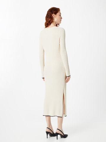 SOAKED IN LUXURY Knitted dress 'Adrianna' in Beige