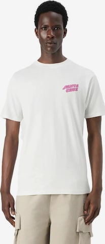 Santa CruzMajica 'Camiseta santa cruz blanca grabke all around stack tee' - bijela boja: prednji dio