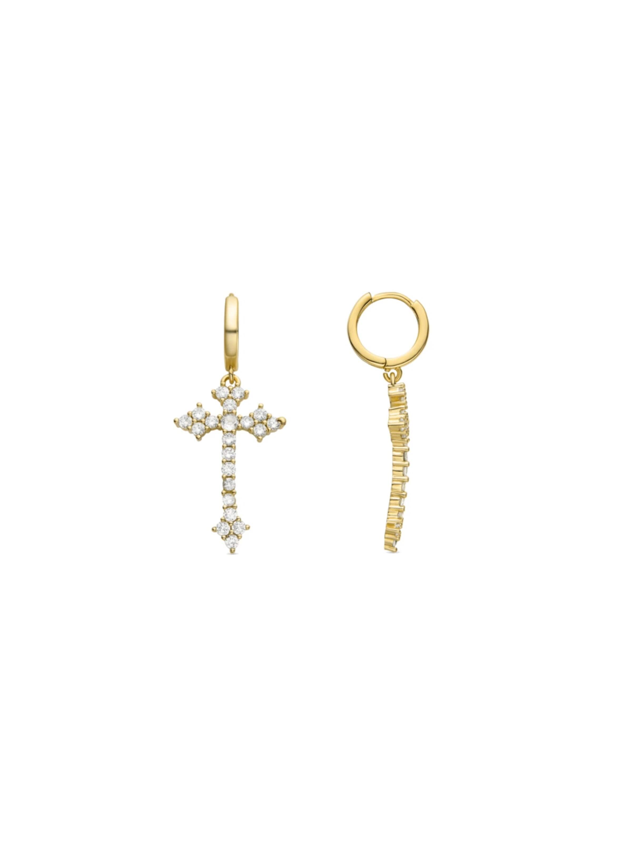 LUXBYLUX Earrings in Gold: front