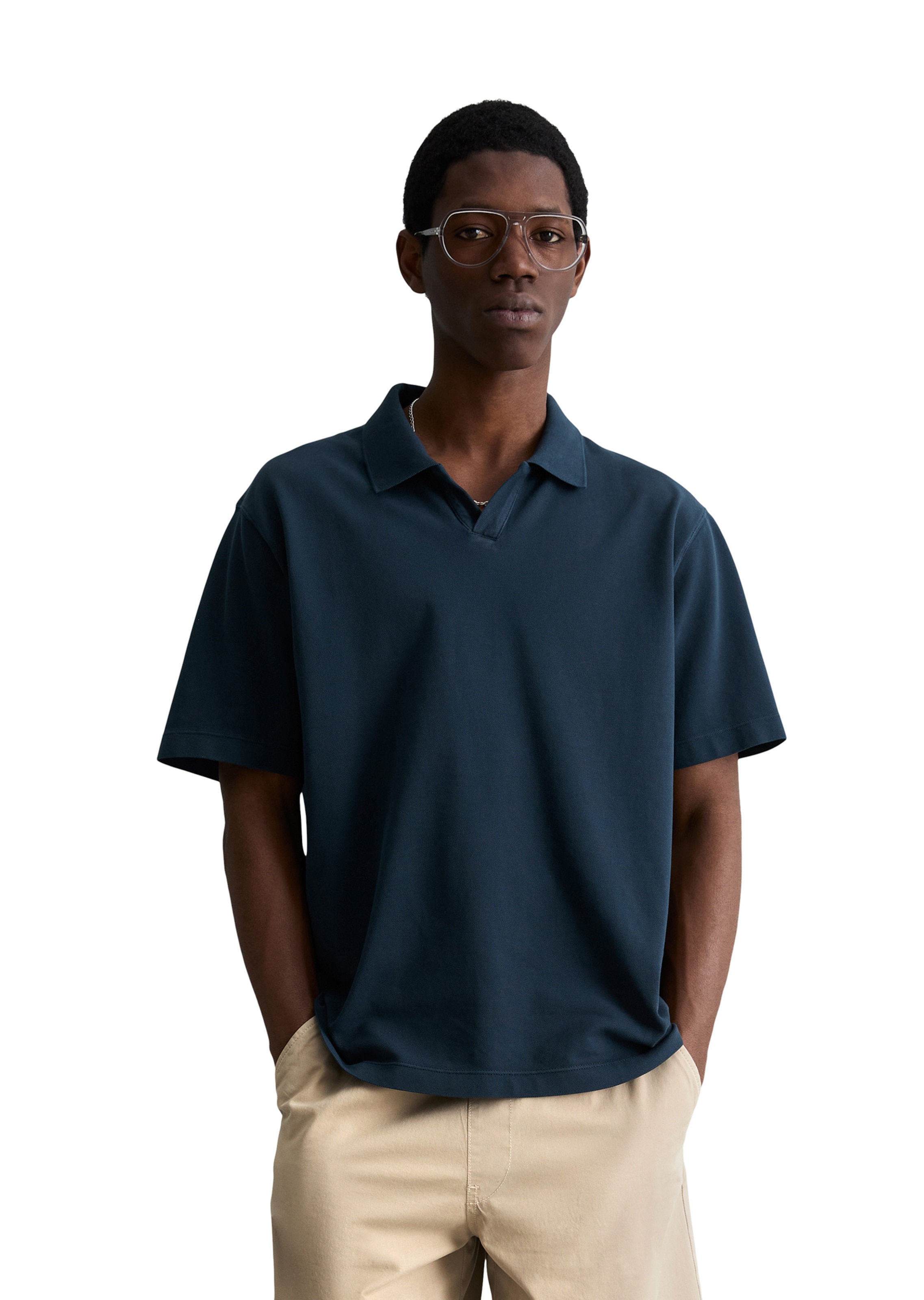 Marc O'Polo DENIM Shirt in Blauw: voorkant