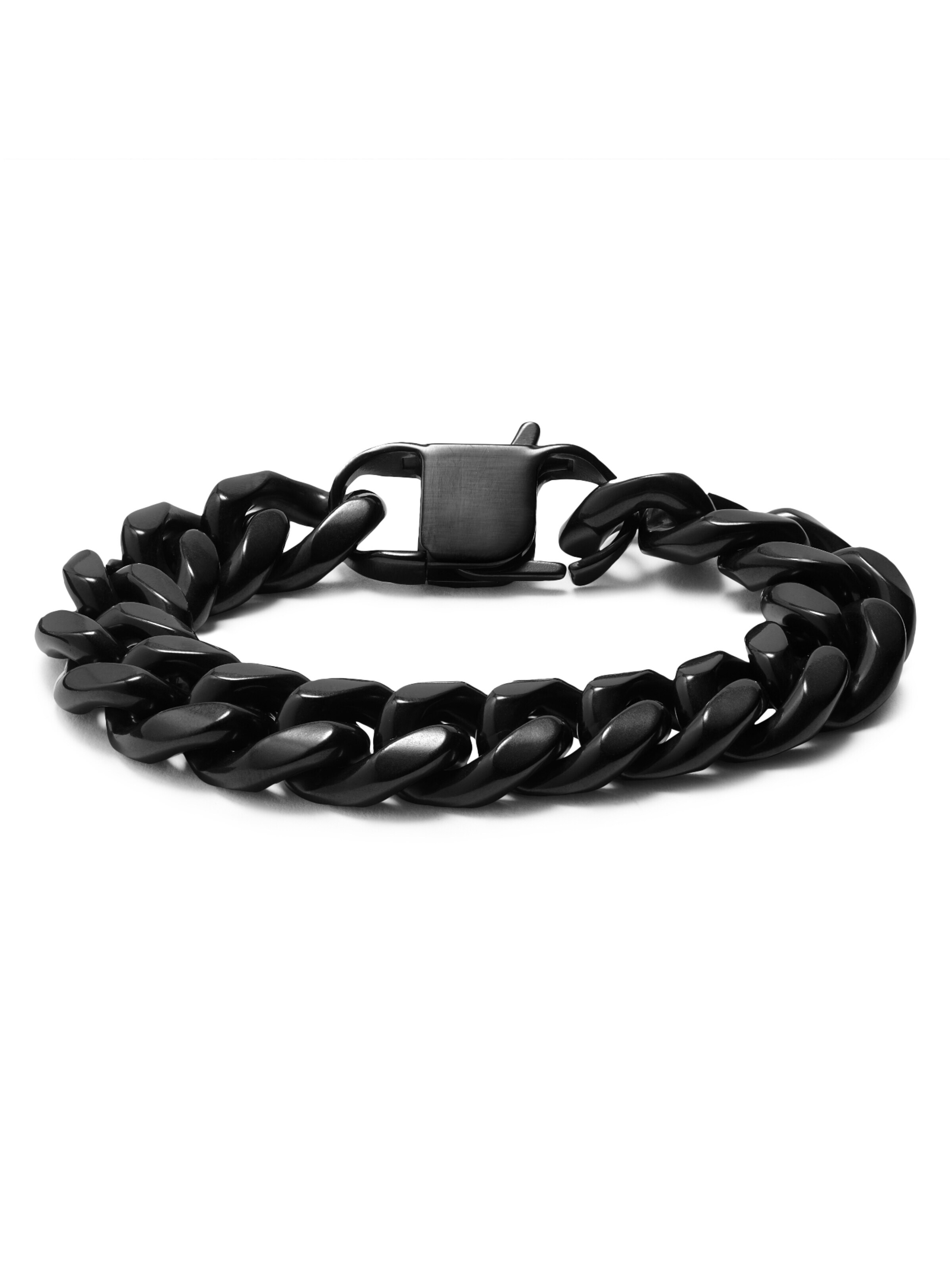 Lucleon Armband 'Torvex'‌‌ in Schwarz: Vorderseite