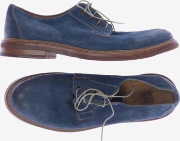 MOMA Flats & Loafers in 45 in Blue: front
