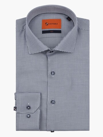 Suitable Slim fit Overhemd in Blauw: voorkant