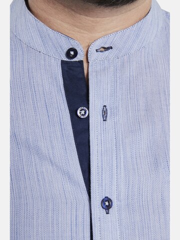 Charles Colby Comfort fit Button Up Shirt ' Duke Theodore ' in Blue