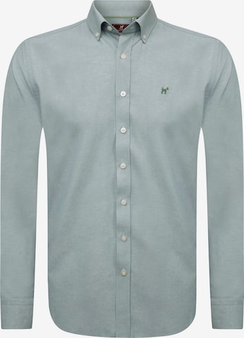 Williot Regular fit Button Up Shirt in Green: front
