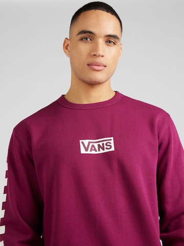 VANS - Sweatshirt 'Versa' em vermelho