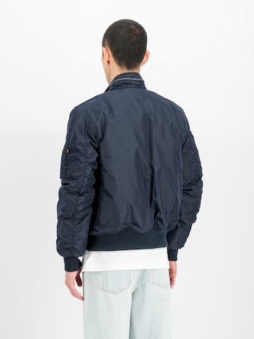 ALPHA INDUSTRIES Between-Season Jacket 'Engine' in Blue: back