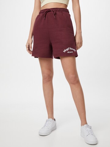 Missguided Loosefit Nadrág - piros: elől