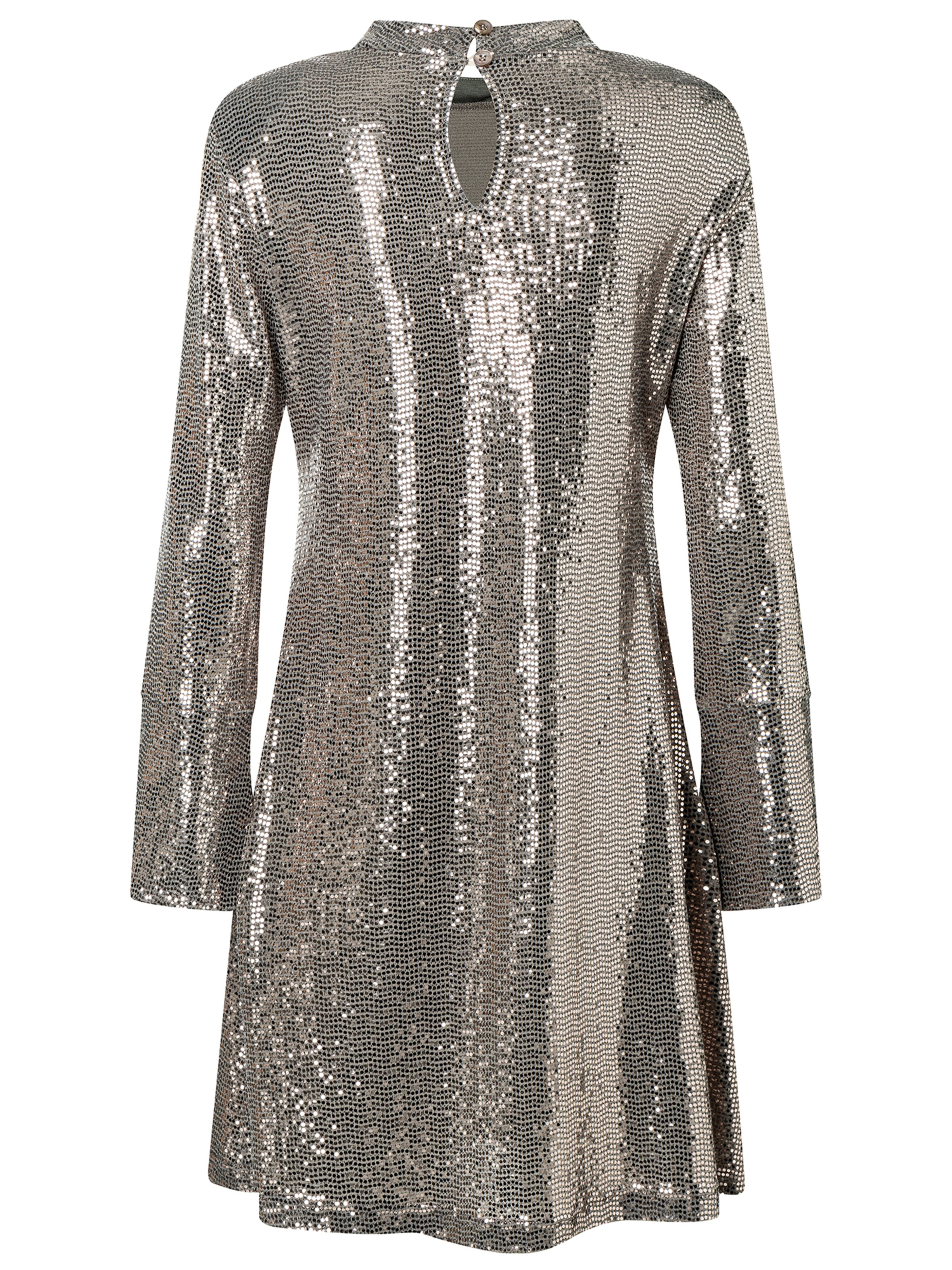 Ana Alcazar Cocktailjurk 'Sagali' in Zilver