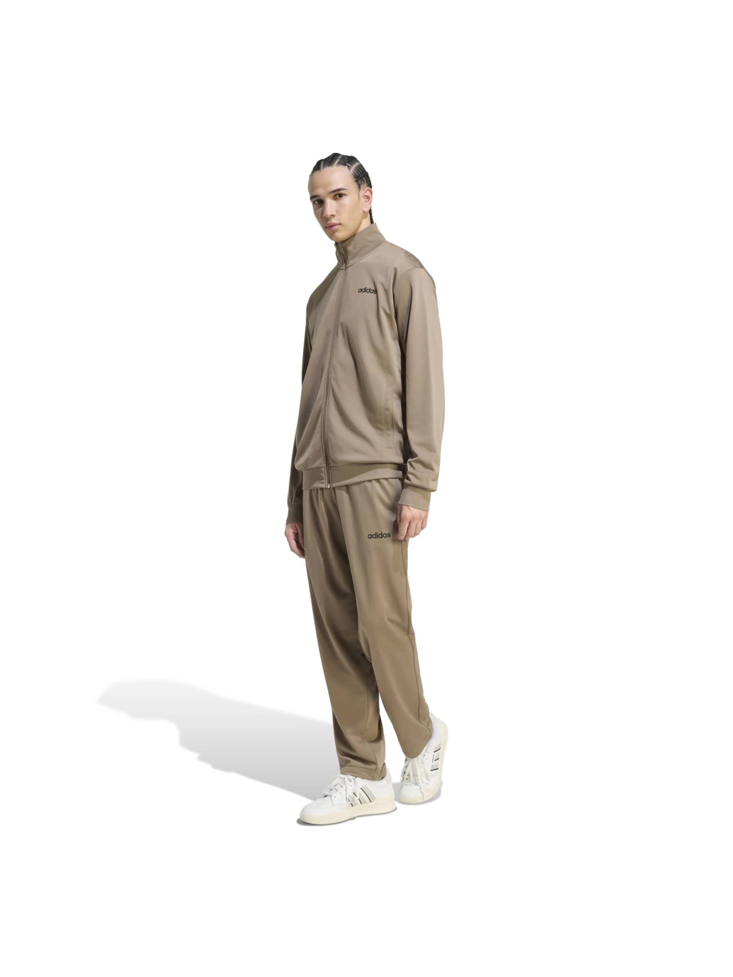 smėlio ADIDAS SPORTSWEAR Treniruočių kostiumas 'LINEAR TRACK'