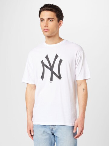 T-Shirt NEW ERA en blanc : devant